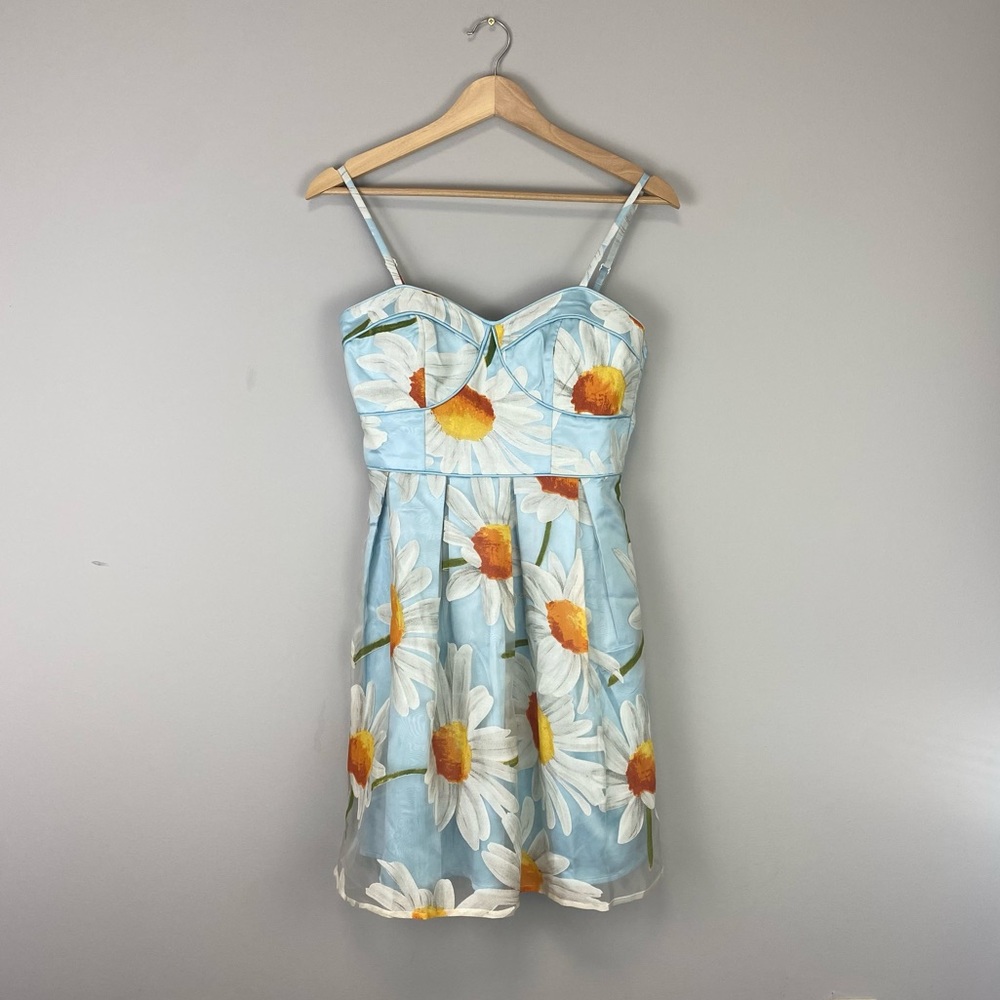 Minuet Daisy Sunflower Sun Dress with Bustier Top